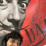 Anupam Tripathi Instagram - Today at Salvador Dali exhibition :-) #살바도르달리전 #달리 #ddp Photozone entry permitted by GNC:—) Had an amazing time there as guest host :-) it was really an life time experience for me to be a part of this on going beautiful exhibition about one of the greatest painters of all time Salvador Dali :-)
