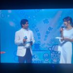 Anupam Tripathi Instagram - It was my pleasure to share the stage and learn so many more things about hosting directly from The Amazing @hyunmoahn Thank you so much 😊 for always making feel safe and give positive energy all the way . I really had such an amazing time yesterday doing MC (hosting) for the first time in my life . It is true I was nervous but really felt awesome every time I went on stage . Liveliness of stage is always keeps me going 🤩 I throughly enjoyed the whole process yesterday with my co-host @hyunmoahn :-) #kvibefesta
