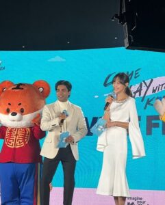 Anupam Tripathi Instagram - It was my pleasure to share the stage and learn so many more things about hosting directly from The Amazing @hyunmoahn Thank you so much 😊 for always making feel safe and give positive energy all the way . I really had such an amazing time yesterday doing MC (hosting) for the first time in my life . It is true I was nervous but really felt awesome every time I went on stage . Liveliness of stage is always keeps me going 🤩 I throughly enjoyed the whole process yesterday with my co-host @hyunmoahn :-) #kvibefesta