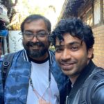 Anupam Tripathi Instagram - Simply amazing 🤩 moment for me :-) I just had an meeting with one of my favorite film director from India 🇮🇳 @anuragkashyap10 thank you sir for this short but awesome meeting with you:-)😄
