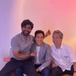 Anupam Tripathi Instagram - As always beautiful to meet and share some joyful moments with beautiful 🤩 이정재 선배님 :-) @from_jjlee Thank you for yesterday 선배님 @from_jjlee :-)
