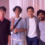 Anupam Tripathi Instagram - As always beautiful to meet and share some joyful moments with beautiful 🤩 이정재 선배님 :-) @from_jjlee Thank you for yesterday 선배님 @from_jjlee :-)