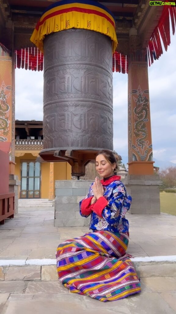 Anusha Dandekar Instagram - Wrapped in Bhutanese culture at the @pemakobhutan ❤🙏🏼 #bhutantourism #bhutan #thimpu #blessings #kira #travel