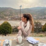 Anusha Dandekar Instagram - Being one with nature is my favourite thing… ❤️ And the perfect place to do so is @lemeridienparo … so peaceful, so beautiful, right out of a post card… 🧡💚🤎