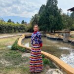 Anusha Dandekar Instagram - When I met you… beautiful Bhutan 🇧🇹❤️ Love Princess Kira 👑☺️ Thank you @pemakobhutan for dressing me in your gorgeous traditional dress 👘💙