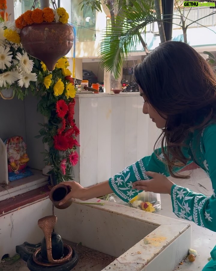 Anushka Sen Instagram - Mahashivratri π§Ώπ