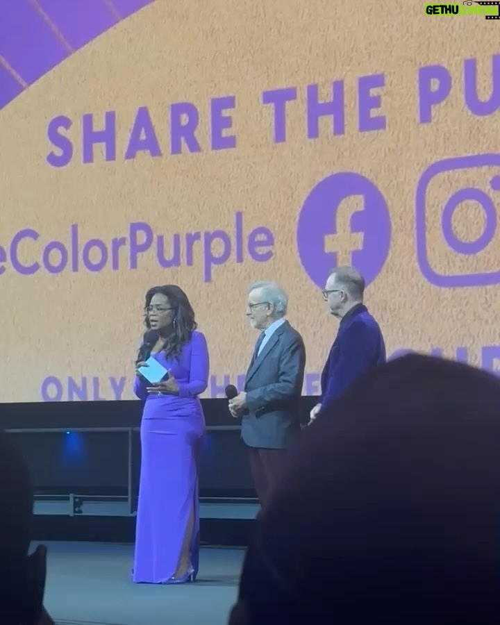 Any Gabrielly - 205.6K Likes - #TheColorPurple Première last night 💜
The color purple foi meu primeiro teste de musical muuuuitos anos atrás, que acabou não sendo produzido mas eu nunca vou me esquecer de estar em volta de tanta gente talentosa, foi um momento que me moldou como artista e tenho guardado comigo pra sempre.
Naquela sala de cinema eu me senti tão inspirada quanto, voltei no tempo e chorei que nem uma doida, assistam 😭 #WBPartner @thecolorpurple