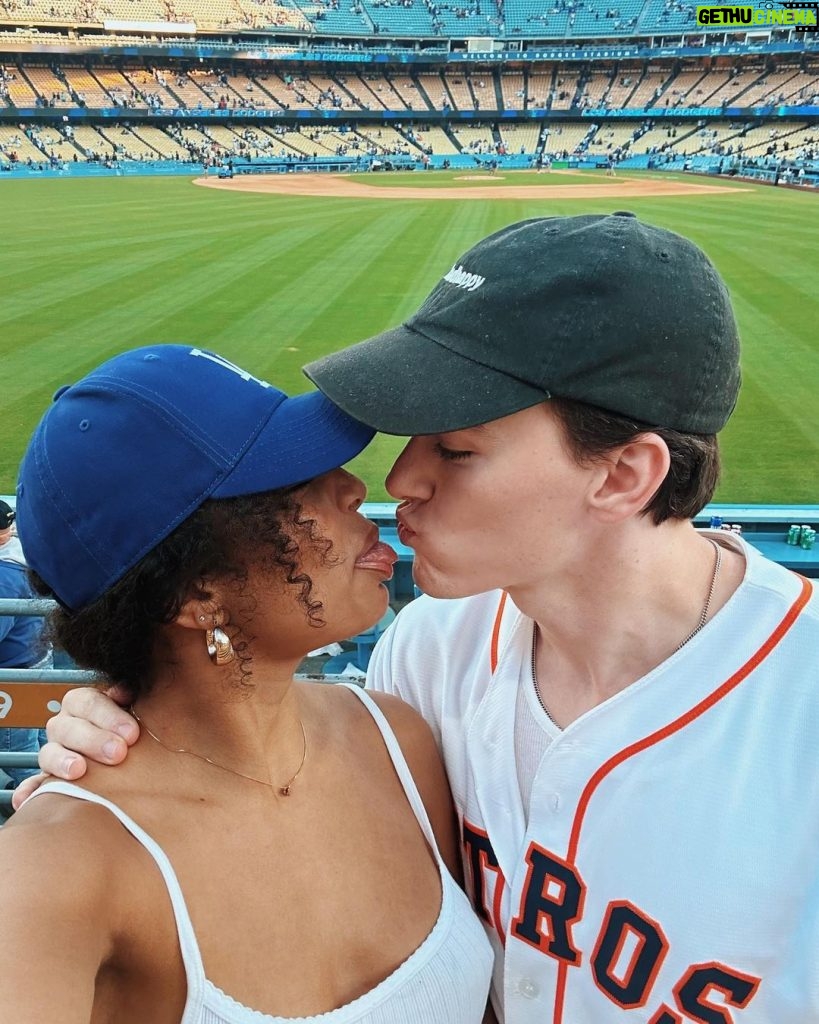 Any Gabrielly Instagram - Root root root for the @dodgers 🫡⚾️ Dodger Stadium