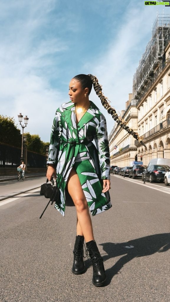Any Gabrielly Instagram - Let’s debut #ParisFW with @marni 💚 Amazing work @asliceofbambi I’m so happy I got to be a part of this moment, a day I’ll remember for life :) Paris, France