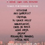 Any Gabrielly Instagram - Neste sábado nosso @blocotaradonivoce desfilará o seu tema-década “A Grande Cobra Coral Encantada”, com participação especial da cantora, compositora, atriz, dançarina e dubladora @anygabriellyofficial . Any é de Guarulhos (SP) e ganhou o mundo com seu talento e voz no grupo @nowunited - um fenômeno musical composto por jovens talentos de diferentes continentes, empresariado por Simon Fuller - nome por trás das Spice Girls. Com o grupo lançou singles que viraram hits globais, como “Summer In The City” e “Na na na”. Atualmente em carreira solo, Any entrou para a Republic Records - uma das maiores e mais reconhecidas gravadoras do mercado - e tem produzido coisas incríveis com produtores de LA, onde mora atualmente. É direto de lá que ela vem para o nosso desfile de carnaval este sábado em São Paulo. Algum palpite de qual música ela vai cantar? SERVIÇO Desfile 10 anos de Bloco Tarado Ni Você Tema: A Grande Cobra Coral Encantada! Cor oficial: Branco Data: 10/02 (sábado) Concentração: 10h Saída: 11h Local: Avenida Ipiranga x Avenida São João Ilustração: @marcelostockler Apoio: @brahmacerveja e @lacesandhair