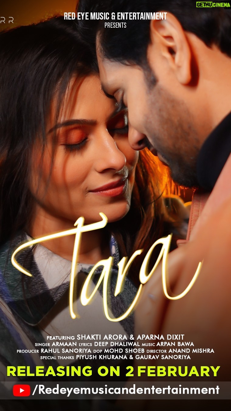 Aparna Dixit Instagram - Most Waited Song Tara is Out on Reels Now✌️ Guys Start Making Reels and Share the Song as Much U can ♥️ Full Song On Youtube is releasing on 2 February Kindly Do Support 🙏 #trending #valentinespecial #songs #redeyemusic #shaktiarora #aparnadixit #punjabisongs #newsongs