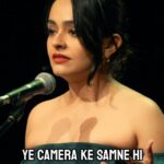 Apoorva Arora Instagram - "Camera ke saamne he mujhe apni nayi life mili!" ✨ 'THODI SARVGUN SAMPANN,' a beautiful story by @apooarora is out on our YouTube channel where she opens up about her childhood shyness and how, while growing up, she truly transformed into an unapologetic woman!💕 Link in bio✨ #tapeatale #tat #storytelling #stories #storytellingindia #poems #poetry #poets #storytellers #acting #filming #reallifestory #inspiringstory #love #poem