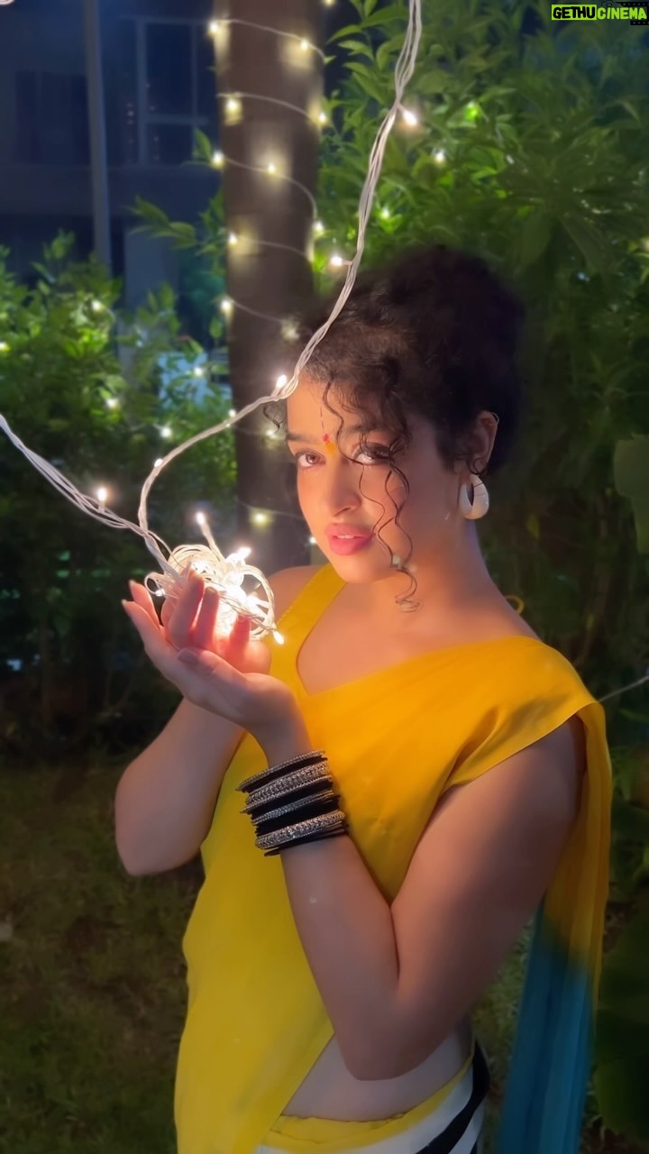 Apsara Rani Instagram - Happy Diwali from Ours to Yours🪔🎇🎆❤️🫶🏻