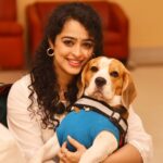 Apsara Rani Instagram - My whole world in my Arms🐶🐾❤️