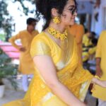 Apsara Rani Instagram - Candid✨💛 At my brother’s Haldi ceremony☺️ 📸- @my.memoriesofficial01