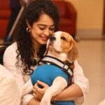 Apsara Rani Instagram - My whole world in my Arms🐶🐾❤️