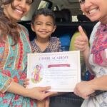 Archana Chandhoke Instagram - Yes yes…Ivunga dhaan 😃 thank god for sisters 😃 @archanachandhoke Been wanting to upload this for so long. Such school events are lifelong memories that we as parents and as a family will cherish forever 💜 Thank you @swrlacademy for creating amazing memories for us! The kids are loving this too 🥰 Chennai, India