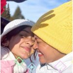 Archana Chandhoke Instagram - The unconditional untold love story … featuring Snow !! @zaaravineet.offl first experience with snow was exceptional and it seemed like so many years of effort was perfect to see the happiness in her face ❤️ #saadharanaponnudreamscomestrue