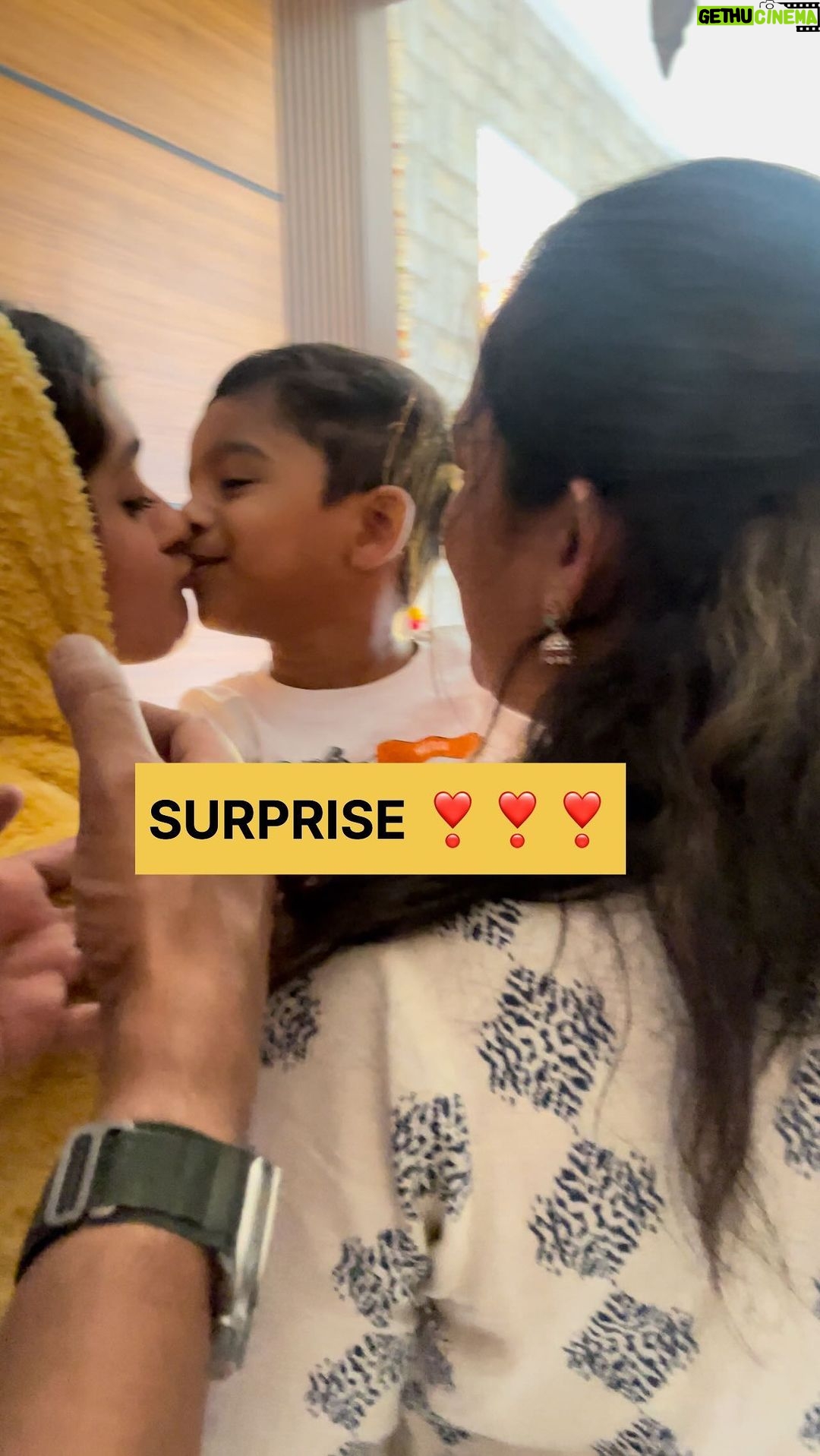 Archana Chandhoke Instagram - And this is how they surprised Aaru baby! Of course, he was super excited to see all of them back from their vacation after so so long! In love with the vibe of this video, I had to share it with y’all ❣️ @archanachandhoke @zaaravineet.offl love uuuuu Chennai, India