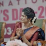 Archana Ravichandran Instagram - From accompanying my dad during his work weekends to receiving an award from the very same institution alongside him, the journey has been incredibly fulfilling 💐 Thank you for inviting me @vistaspallavaram_official @preethaaganesh.official @dr.isharik.ganesh Happy Women’s day to all the wonderful women out there 🙌🏻 Vels University Pallavaram