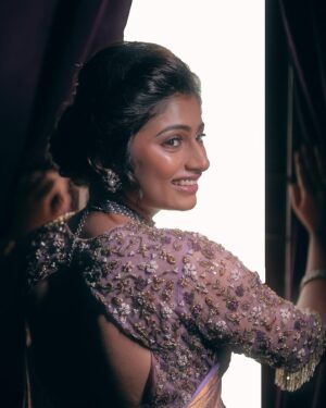 Archana Ravichandran Instagram - In a world where you can be anything, be kind ❤️🤞🏻

Team 
Saree & blouse: @zol_studio 
PC : @weddingbyprasami 
Mua : @jiyamakeupartistry 
Hair : @mani_stylist_ 
Jewels : @new_ideas_fashions 
Styling : @subikanifabint
Saree draping : @pleats_drapes ase