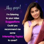 Archana Ravichandran Instagram - Hello guys.. I’m grateful for ONE LAKH Subscribers in Youtube. Thank you all for the Love and Support❤️ As a matter of gratitude, I’m looking forward to hear your ideas 💡 for my Youtube videos. If you have any interesting ideas, do comment below 👇 Waiting for your miraculous ideas😍