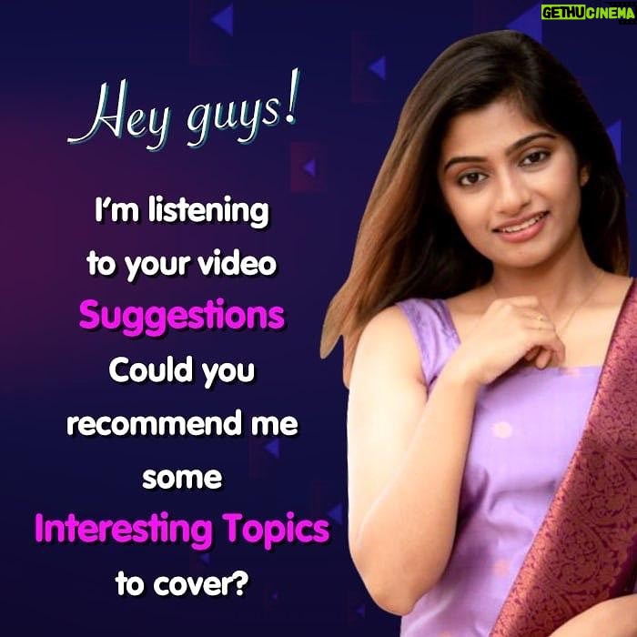 Archana Ravichandran Instagram - Hello guys.. I’m grateful for ONE LAKH Subscribers in Youtube. Thank you all for the Love and Support❤️ As a matter of gratitude, I’m looking forward to hear your ideas 💡 for my Youtube videos. If you have any interesting ideas, do comment below 👇 Waiting for your miraculous ideas😍