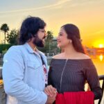 Archita Sahu Instagram – Happy Anniversary ❤️ May we witness every sun rise together! #Sabyarchita