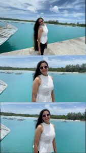 Archita Sahu Instagram - Aur yeh hai islands of hindustan ❤️😁 #travelbaby #island #islands #islandhopping #indiatravelgram #indiaphotography #indiaphotography #islandgirl