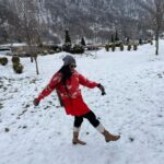 Archita Sahu Instagram - Enjoying the snow at the beautiful Gabala ❤️🥶☃️ #azerbaizan #archita #traveller #travelphotography #travelling #sabyarchita #baku #gabala