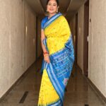 Archita Sahu Instagram - Odisha’s weavers are creating masterpieces with our neelachakra depicting the symbols of our Lord Jagannath temple. @iktaara_by_anindita you are an incredible supporter of Odisha handlooms and m glad to have find you ❤️ #magnumopusodishaweaves #iktaaraodiyavarnamalasaree #MyHandloomMyPride #vocalforlocal #wearhandloom #handloomsaree #archita #sabyarchita #odishaweaves #odishahandloom #sareestyling #fashionstyling #archita #sareefashion #sareelove #odishaloom #pattasaree #sareeindia