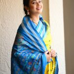 Archita Sahu Instagram - Odisha’s weavers are creating masterpieces with our neelachakra depicting the symbols of our Lord Jagannath temple. @iktaara_by_anindita you are an incredible supporter of Odisha handlooms and m glad to have find you ❤️ #magnumopusodishaweaves #iktaaraodiyavarnamalasaree #MyHandloomMyPride #vocalforlocal #wearhandloom #handloomsaree #archita #sabyarchita #odishaweaves #odishahandloom #sareestyling #fashionstyling #archita #sareefashion #sareelove #odishaloom #pattasaree #sareeindia