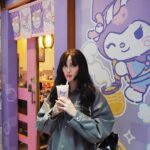 Arci Muñoz Instagram - Emo hello kitty #kuromi 🖤💜 📍 @ramenirohahk