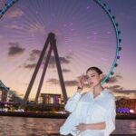 Arci Muñoz Instagram - ➡️ love how the #dubai sky changes as ya swipe.☺️🌏 💜🖤💙🩵🩶🤍 Dubai, United Arab Emirates