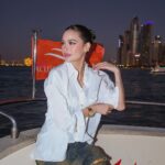 Arci Muñoz Instagram - ➡️ love how the #dubai sky changes as ya swipe.☺️🌏 💜🖤💙🩵🩶🤍 Dubai, United Arab Emirates
