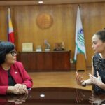 Arci Muñoz Instagram - Happy #environmentalawarenessmonth I Had the honor to meet our DENR Sec Toni Yulo Loyzaga! Again Thank you Ma’am. Upon meeting Sec Toni, we discussed possible projects about sustainability and the challenges of #climatechange on how we can spread awareness in this matter. I’m inspired by your dedication and effort in taking care of our country’s precious ecosystem and biodiversity. I’m looking forward to working with you to spread the word that #EnvironmentIsLife! 💚💚💚