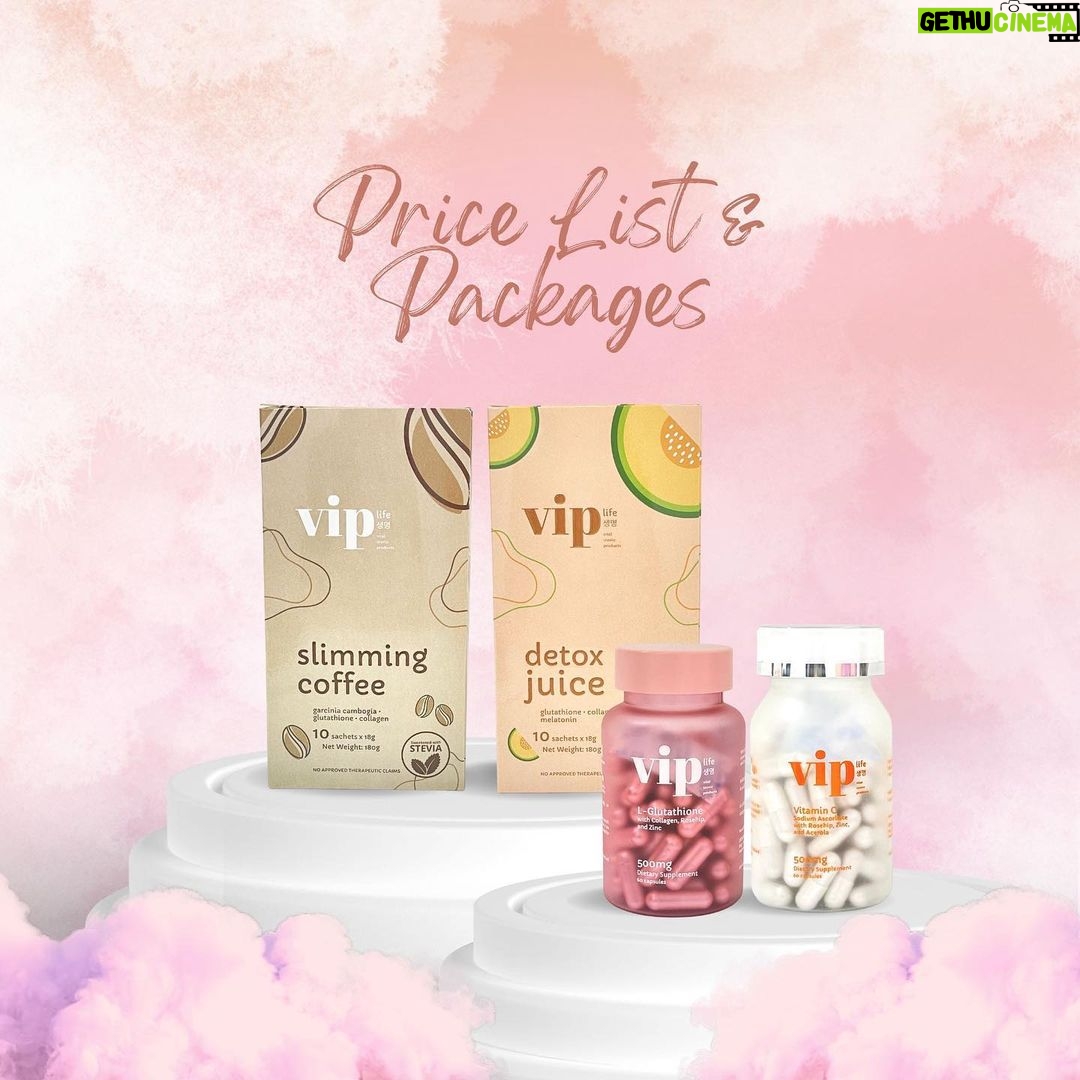 Arci Muรฑoz Instagram - Itโs finally ready to accept orders!!๐ Official VIP Life Products Pricelist โ๏ธ Kindly see price of products. ๐๐๐ ๐๐ข๐๐ ๐๐ซ๐จ๐๐ฎ๐๐ญ๐ฌ: ๐ VIP Life Slimming Coffee ๐ VIP Life Detox Juice ๐ VIP Life Glutathione Supplement ๐ VIP Life Vitamin C Supplement ๐๐ซ๐ข๐๐๐ฅ๐ข๐ฌ๐ญ ๐๐ฅ๐๐ฎ๐ฆ: https://tinyurl.com/2p86nsaj ๐ ๐๐๐ ๐ญ๐จ ๐๐๐ซ๐ญ ๐๐ง๐ ๐๐ก๐๐๐ค ๐จ๐ฎ๐ญ ๐ฏ๐ข๐ ๐จ๐ฎ๐ซ ๐๐ข๐ค๐ญ๐จ๐ค ๐๐ก๐จ๐ฉ: tiktok.com/@viplifeph Check us out on other social media accounts: ๐ฑ ๐๐ฎ๐ฐ๐ฒ๐ฏ๐ผ๐ผ๐ธ: https://www.facebook.com/viplifephofficial ๐ฑ ๐๐ป๐๐๐ฎ๐ด๐ฟ๐ฎ๐บ: https://www.instagram.com/viplifephofficial/ #VIPLife #ExperienceTheVIPLife #Beauty #Health #Wellness