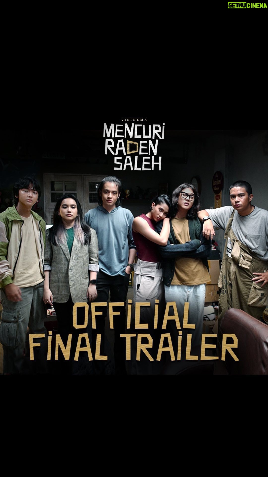 Ari Irham Instagram - FINAL TRAILER!!!!!!!! #Ketika 1 lukisan karya Raden Saleh, bikin 6 anak muda nekat mencuri tanpa pengalaman sebelumnya. Apa yang sebenernya lagi mereka hadapin? Kamu udah bisa nyuri start nonton duluan buat dapetin jawabannya di film #MencuriRadenSaleh 🔥 Inget, jangan cepu ya! 🔥 #FilmMencuriRadenSaleh #MulaiTayang25Agustus