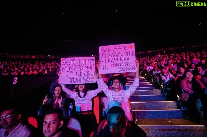 Arijit Singh Instagram - Thank You Australia .. We are obliged with your love and support . Special thanks to the promoters and the entire team who worked for this.