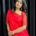 Ariyana Glory Instagram – ❤️❤️❤️

#ariyana #ariyanaglory 

Saree by @firoz_design_studio
