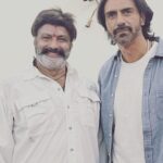 Arjun Rampal Instagram - Happy happy birthday dearest #NandamuriBalakrishna wish you all the health, love and Happiness. Ready for the blasting teaser of #BhagvanthKesari today. #happybirthdaybalakrishna #bhagvanthkesari #teaserlaunch @anilravipudi @sahu_garapati @shinescreenscinema