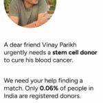Arjun Rampal Instagram - My dear friend Vinay, who’s a complete soldier is battling with blood cancer, it’s not just Vinay there are many people who fight this fight everyday. There is hope. There are treatments. Stem cell treatments are one of the most effective. Please become a stem cell donor. You can save lives. Tomorrow it could be someone you love. Let’s all unite to make a difference. #stemcelldonor #stemcelltherapy link for registration is in my bio https://bit.ly/m/StemCellRegistries
