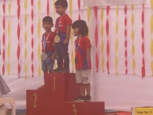 Arjun Rampal Instagram - Family day out, #Ariks sports day. Makes it on the victory stand. #proudfamily #littlebopeep