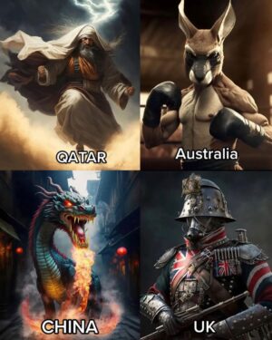 Arjun Rampal Instagram - So cool. AI was asked to turn countries into Villian, I feel India looks more like a hero to me. Maybe just biased. Your views? #mondaymotivation #letsplay #opinion #villian