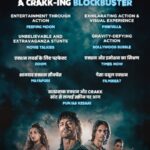 Arjun Rampal Instagram – We want to say something but these reviews speak louder! 💥 

Watch #CRAKK – Jeetegaa Toh Jiyegaa, in cinemas now! 
Book your tickets, link in bio!

@mevidyutjammwal
@norafatehi @iamamyjackson  @aditya_datt 
@ankittmohan @its_jamielever @bijayanand @rajendra_shisatkar #ShalakasPawar
@abbassayyed77 @actionherofilms @Tseries.official 
#CrakkInCinemas #JeetegaaaTohJiyegaa