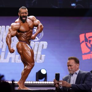Arnold Schwarzenegger Instagram - What a weekend. Congratulations to our champions.

Men’s Open : Hadi Choopan (@hadi_choopan)

Arnold Strongman Classic: Mitchell Hooper (@mitchellhooper) 

Classic Physique: Wesley Vissers: (@wesleyvissers)

Arnold Strongwoman Classic: Angelica Jardine (@strongwoman_gelly) 

Bikini International: Lauralie Chapados (@lauraliechap)

World’s Strongest Firefighter: Marcus Waugh (@cinci35fb) 

Wellness International: 
Francielle Mattos (@franciellemattos)

Men’s Physique: Diogo Montenegro (@diogomontpro)

Fitness International: Ariel Khadr (@itsarielkhadr)

Men’s Wheelchair Bodybuilding: Rajesh John (@john_ifbb_pro)