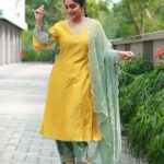 Arya Instagram - Laddoo peela color ❤️😜 Costume @silkycalicut Styling @sabarinathk_ MUA & hair @chan_aneesh Pc @pranavraaaj ❤️ Jewelry @adorebypriyanka #dressup #makeup #event #styling #comfort #fashion #trend Kochi