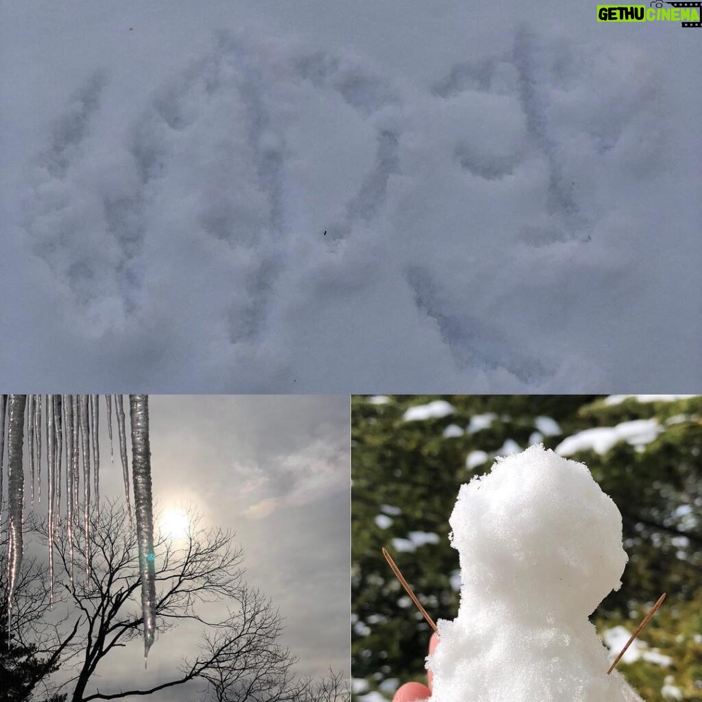 Asami Miura Instagram - ... #雪 #つらら #ゆきだるま #群馬 ちょっとだけ旅してきました。 手袋もマフラーもわすれてしまった‼︎
