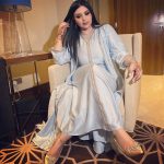 Aseel Hameem Instagram - مشتاقتلكم 🩵 شلونكم ويا رمضان ؟🌙🥰 #اصيل_هميم #رمضان_كريم @bynabaa.abaya