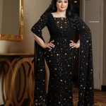 Aseel Hameem Instagram - من حفل بغداد الحبيبه #عيدنا_بغدادي #اصيل_هميم Dress @qirat_kw Makeup @maitham.00 Hair @laith.aredo photograph @ali.mohamed8 Styled by @ziadalsaleh